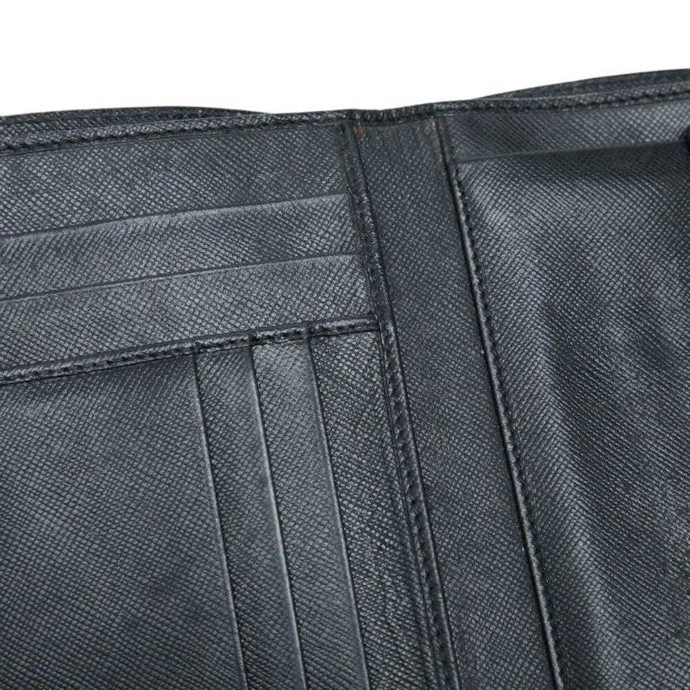 Prada Triangle Logo Trifold Wallet